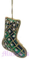 Shoe shaped Christmas hanging - click here for large view